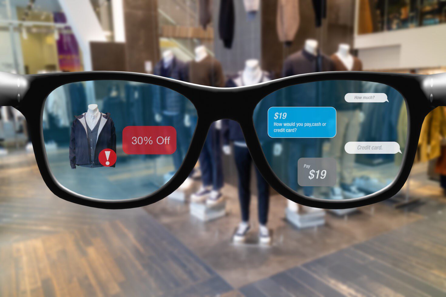 تبلیغات مجازی در عینک AR