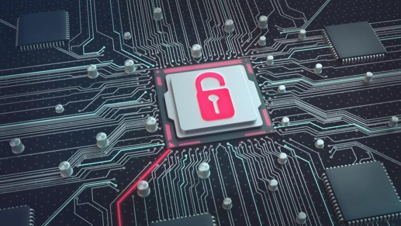 Cybersecurity shield protecting data and networks